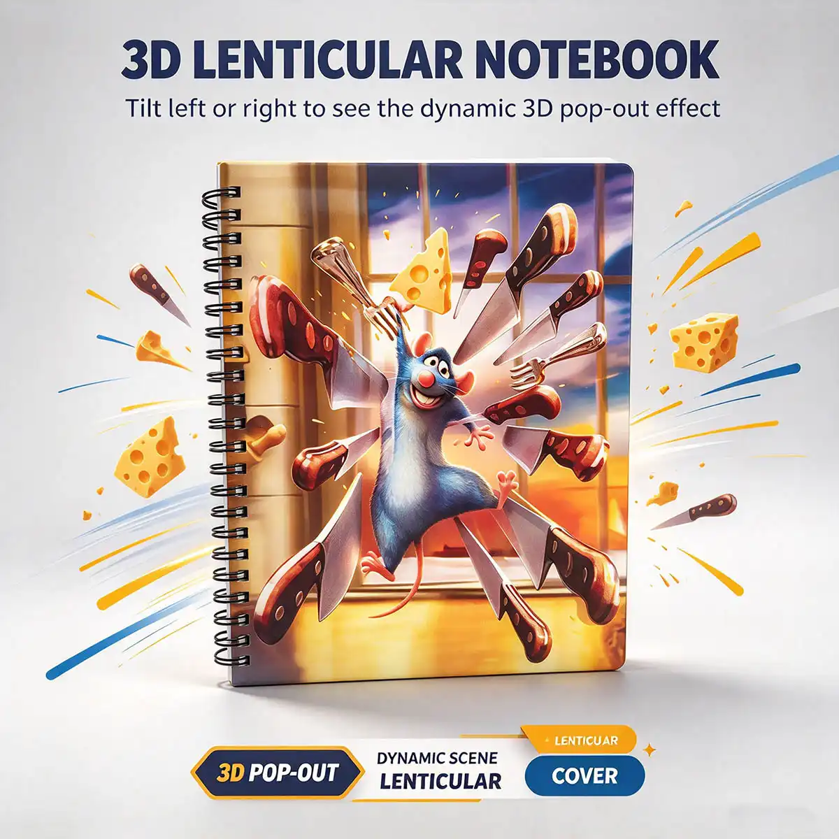 3D Lenticular Notebook